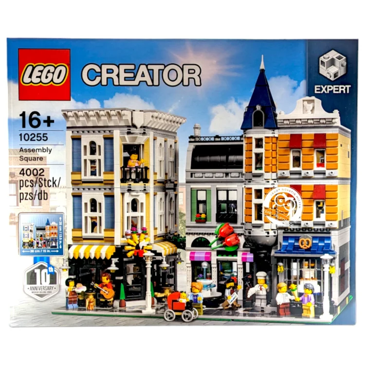 LEGO Creator Expert 10255 Stadtleben Steine-Bibliothek Vorderseite
