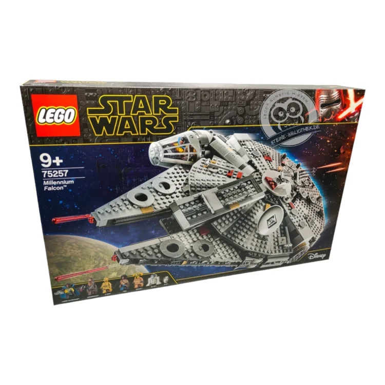 LEGO Star Wars 75257 Millennium Falcon Steine-Bibliothek Vorderseite