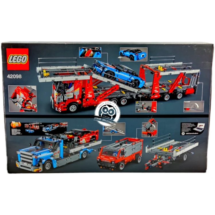 LEGO Technic 42098 Autotransporter Steine-Bibliothek Rückseite