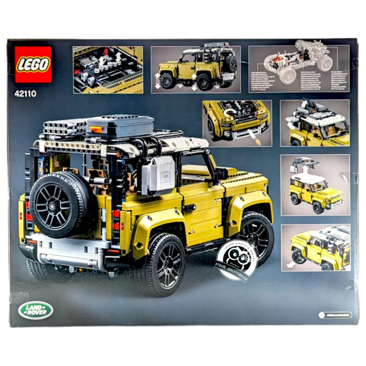 LEGO Technic 42110 Landrover Defender Steine-Bibliothek Rückseite